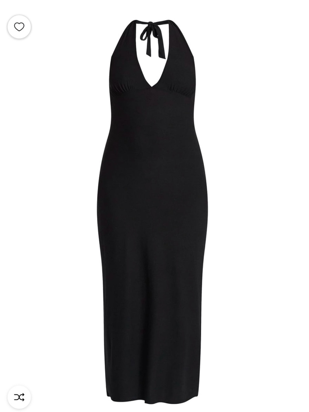 No Boundaries Black Halter Maxi Dress - Picture 6 of 6
